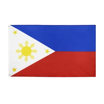 ФЛАГКОР 3x5 фута 90x150 см PHL PH Philippino Pilipinas Флаг Филипините