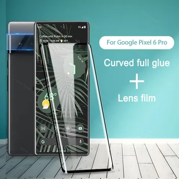 2to1 Обектив на Задната Камера Защитно Стъкло За Google Pixel 6 Pro Pixel6 6Pro Pixel6Pro Защитно Фолио За Екран От Закалено Стъкло