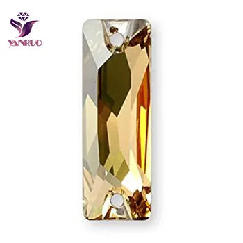 YANRUO 3255-Космически Франзела Златна Сянка GSHA Crystal Шият Стъклени Кристални Кристали