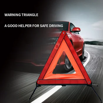 Предупреждение За Извънредна Счупят Колата Триъгълник Червен Отразяваща Опасност За Сигурността На Автомобилния Триножник, Сгънат На Стоп-Сигнал Рефлектор Аксесоари