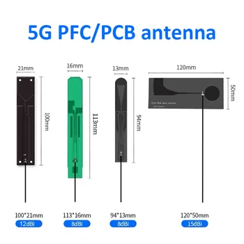 Антена 5G ПХБ спк стартира строителни с висок коефициент на усилване на 15dBi 600-6000 Mhz IPEX1 Безжичен рутер за 4G / 3G/GSM RM500Q-GL SIM8200EA GM800 EM9190 Модул