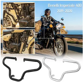 Стоманена Пътна Защита на Двигателя Броня Отбивка Клетка на Решетката Защитни Рамки за Benelli Imperiale 400 2019-2022 Аксесоари за Мотоциклети в САЩ
