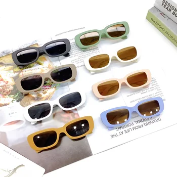 Бебешки Сладки Реколта Мат Правоъгълни Слънчеви Очила с UV400 За Момичета И Момчета, Прекрасни Слънчеви Очила, Защита, Класически Детски Слънчеви Очила