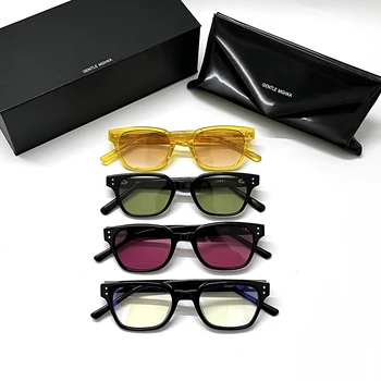 Нов ЛЕК Марка LEROY Eyawear Оптични очила с Квадратни Рамки Женски Мъжки Ацетатные Очила При Късогледство Рецепта UV400