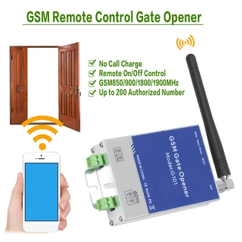 RTU5024 GSM Отварачка За Врата Реле Безжично Дистанционно Управление на Вратата Достъп Дълга Антена Безплатен телефон 850/900/1800/1900 Mhz Отварачка за Врати