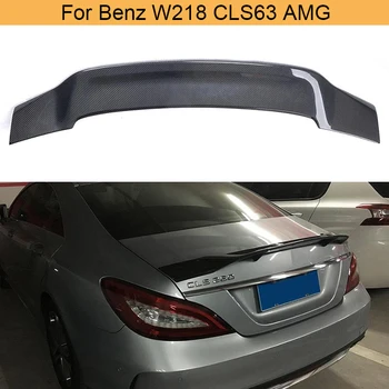 CLS Класа на Въглеродни Влакна Задни Зареждане на Багажника Спойлер Броня за Mercedes Benz W218 CLS350 CLS400 CLS550 CLS63 AMG Седан 2012-2017