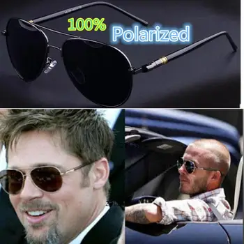 2017 Модни Летни Мъжки Поляризирани Слънчеви Очила на polaroid ретро de sol masculino очила с uv400 Gafas de sol слънчеви очила за мъже