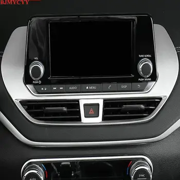 BJMYCYY Автомобилна централна навигационна декоративна рамка от въглеродни влакна За Nissan Teana Altima 2019 2020