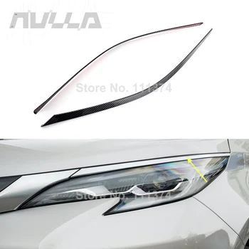 Въглероден За Toyota Sienna 2021 2022 ABS Авто Външен Главоболие Светлината на Прожекторите Украса За Вежди Стикер на Кутията Покритие Декор на Аксесоари