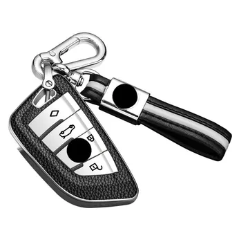 Автомобилен Ключ за Носене на Ключодържател Костюм За BMW 2 3 5 7 серия 6GT X1 X3 X5 X6 F45 F46 G20 G30 G32 G11 G12 F48 G01 F15 F85 F16 F86 Ключодържател