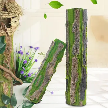 Направи си САМ Монтиране на Украса Зелена Растителна Кора Изкуствена Кора Материал За Декорация на Вътрешни Тръби Изкуствен Мъх За Покриване на Стълб на Течаща Тръба