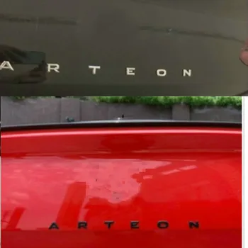 2019 3D Нов Шрифт Букви Емблема за VW CC ARTEON Автомобилен Стайлинг Инсталиране на Средата на Багажника Логото на Иконата Стикер Хром Гланц Черен Мат