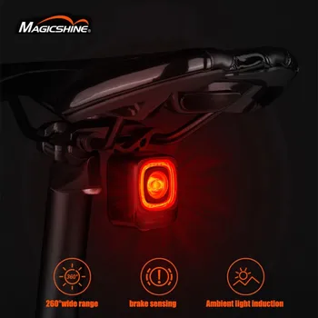 Magicshine под Наем Интелигентен Автоматичен Датчик за Спирачка Задна Светлина SEEMEE180 RN120 Led кабел за зареждане на МТВ Пътен под Наем Велосипеди Заден Предупредителен Задна Светлина