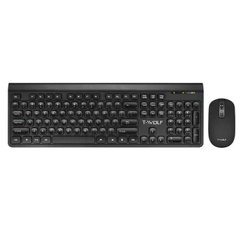Новата безжична клавиатура и мишка ZY Electronic World Store е лесна и е подходяща за работа в офис
