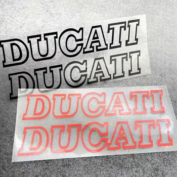 Комплект мотоциклетни Многоцветни Винил Светлоотразителни Стикери Резервоар за Гориво Странични Етикети върху Педала на Купето Обтекател Състезателни Логото на Ducati CUCATI